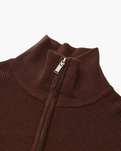 Refined Half-Zip Knit Pullover