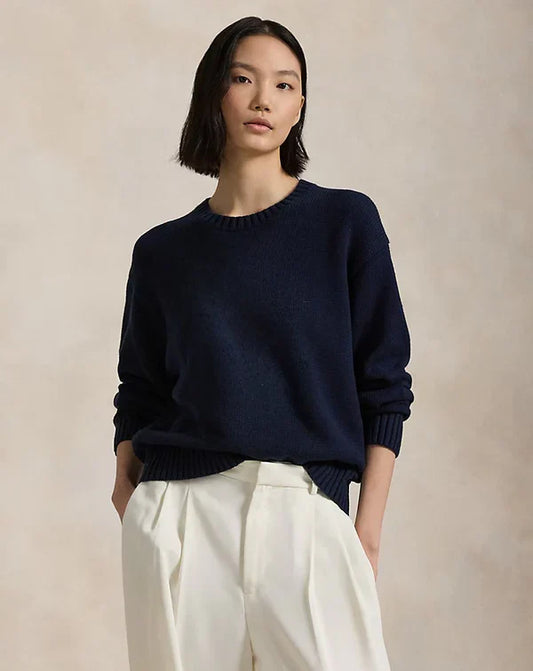 Cotton Crewneck Jumper